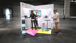 10x20 Inline booth design by Reaction Space